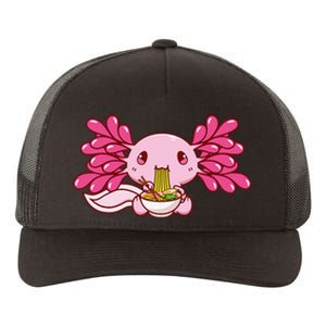 Ra Axolotl Kawaii Anime Japanese Food  Yupoong Adult 5-Panel Trucker Hat