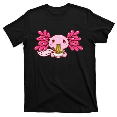 Ra Axolotl Kawaii Anime Japanese Food  T-Shirt