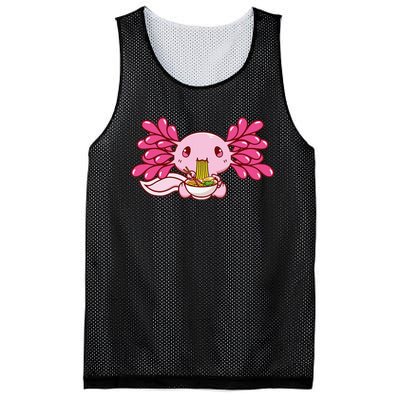 Ra Axolotl Kawaii Anime Japanese Food  Mesh Reversible Basketball Jersey Tank