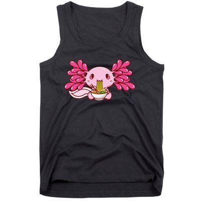 Ra Axolotl Kawaii Anime Japanese Food  Tank Top