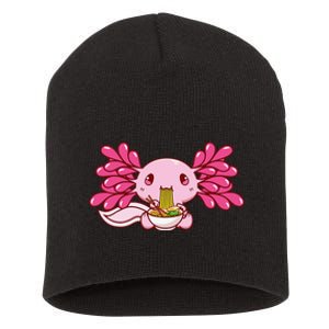 Ra Axolotl Kawaii Anime Japanese Food  Short Acrylic Beanie