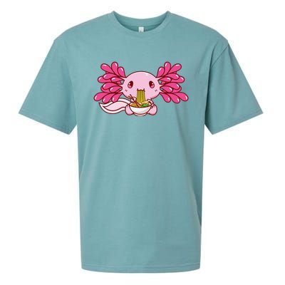 Ra Axolotl Kawaii Anime Japanese Food  Sueded Cloud Jersey T-Shirt