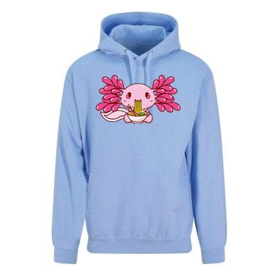 Ra Axolotl Kawaii Anime Japanese Food  Unisex Surf Hoodie