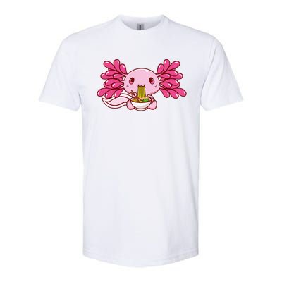 Ra Axolotl Kawaii Anime Japanese Food  Softstyle CVC T-Shirt