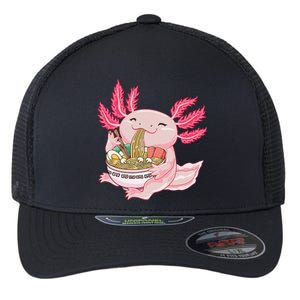 Ra Axolotl Kawaii Anime Japanese Noddles Anime Girls Gift Flexfit Unipanel Trucker Cap