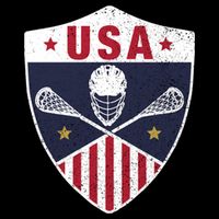 Retro American Lacrosse I Proud USA Lax Player Gift Cooling Performance Crew T-Shirt