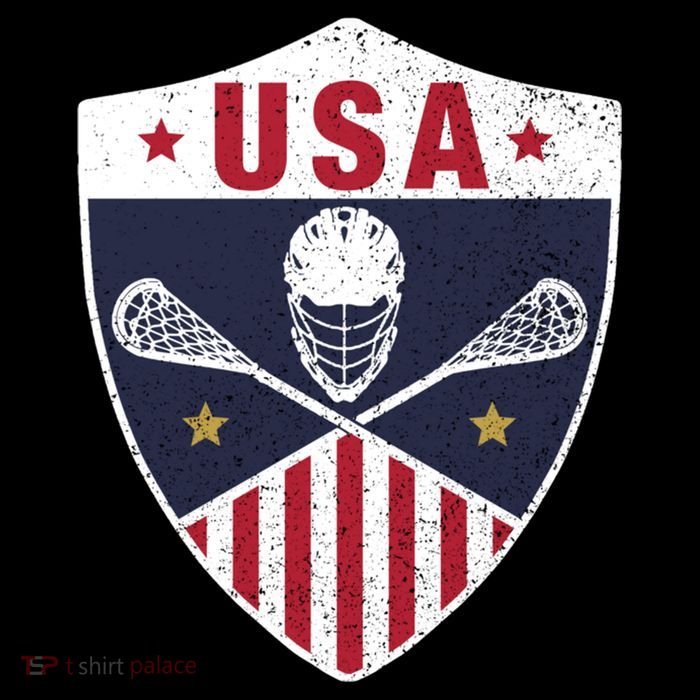 Retro American Lacrosse I Proud USA Lax Player Gift 16 in Basic Backpack
