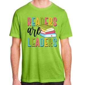 Readers Are Leaders Book Lover Adult ChromaSoft Performance T-Shirt