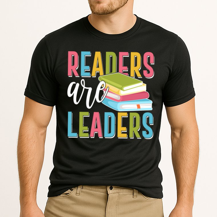 Readers Are Leaders Book Lover Cooling Performance Crew T-Shirt