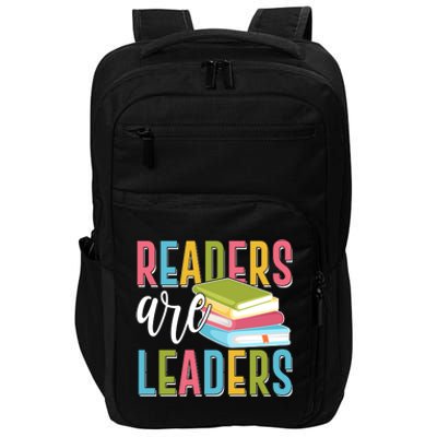 Readers Are Leaders Book Lover Impact Tech Backpack