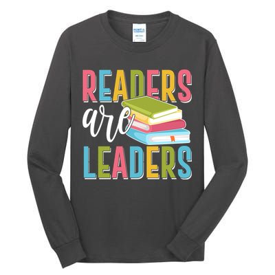 Readers Are Leaders Book Lover Tall Long Sleeve T-Shirt