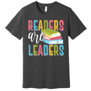 Readers Are Leaders Book Lover Premium T-Shirt