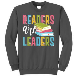 Readers Are Leaders Book Lover Tall Sweatshirt