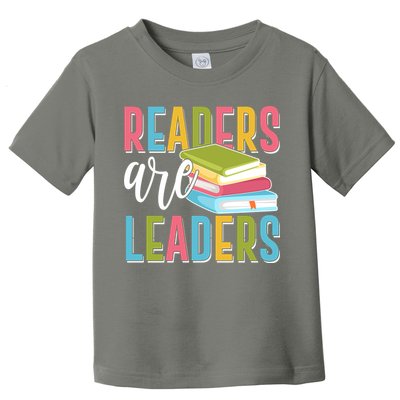 Readers Are Leaders Book Lover Toddler T-Shirt