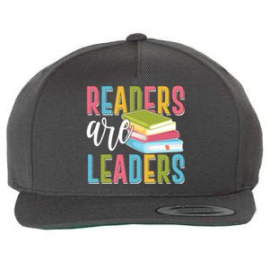 Readers Are Leaders Book Lover Wool Snapback Cap