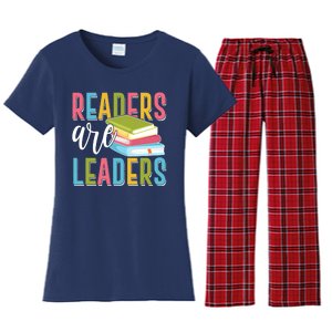 Readers Are Leaders Book Lover Women's Flannel Pajama Set