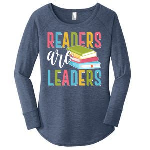 Readers Are Leaders Book Lover Women's Perfect Tri Tunic Long Sleeve Shirt