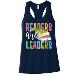 Readers Are Leaders Book Lover Women's Racerback Tank