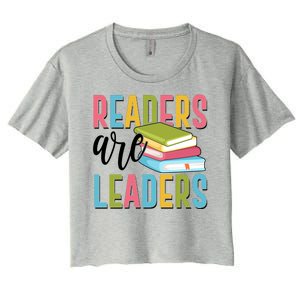 Readers Are Leaders Book Lover Women's Crop Top Tee