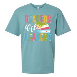 Readers Are Leaders Book Lover Sueded Cloud Jersey T-Shirt