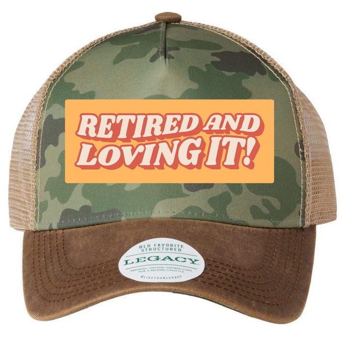 Retired And Loving it Legacy Tie Dye Trucker Hat