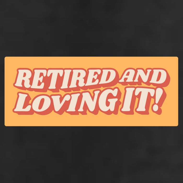 Retired And Loving it Golf Towel