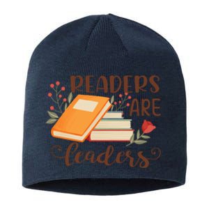 Readers Are Leaders Reading Books Gift Sustainable Beanie