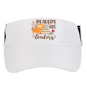 Readers Are Leaders Reading Books Gift Adult Drive Performance Visor