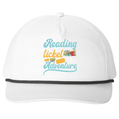 Reading Adventure Library Student Teacher Book Snapback Five-Panel Rope Hat