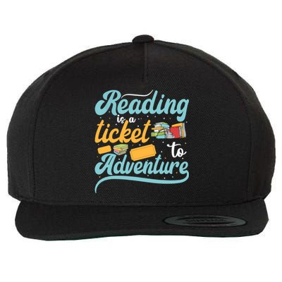 Reading Adventure Library Student Teacher Book Wool Snapback Cap