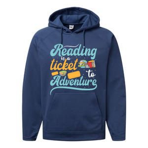 Reading Adventure Library Student Teacher Book Performance Fleece Hoodie