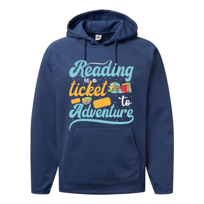 Reading Adventure Library Student Teacher Book Performance Fleece Hoodie