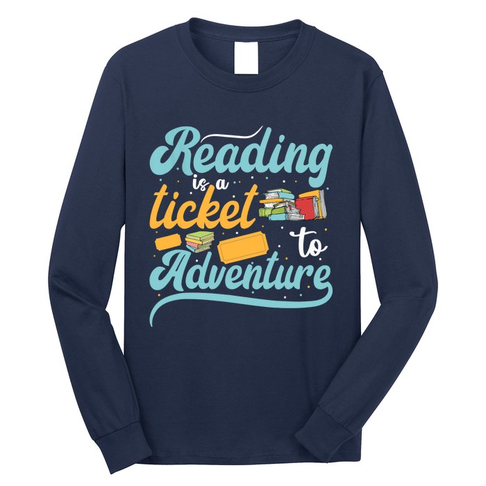 Reading Adventure Library Student Teacher Book Long Sleeve Shirt