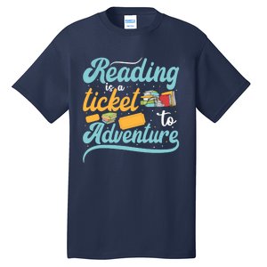 Reading Adventure Library Student Teacher Book Tall T-Shirt