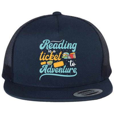 Reading Adventure Library Student Teacher Book Flat Bill Trucker Hat