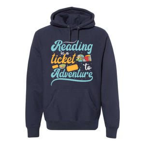 Reading Adventure Library Student Teacher Book Premium Hoodie