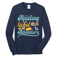 Reading Adventure Library Student Teacher Book Tall Long Sleeve T-Shirt