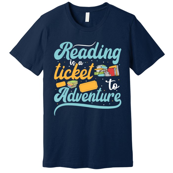 Reading Adventure Library Student Teacher Book Premium T-Shirt