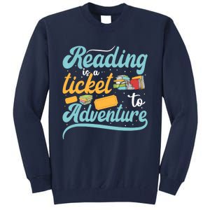 Reading Adventure Library Student Teacher Book Tall Sweatshirt