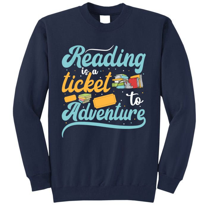 Reading Adventure Library Student Teacher Book Tall Sweatshirt