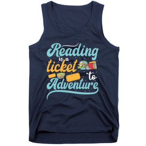 Reading Adventure Library Student Teacher Book Tank Top