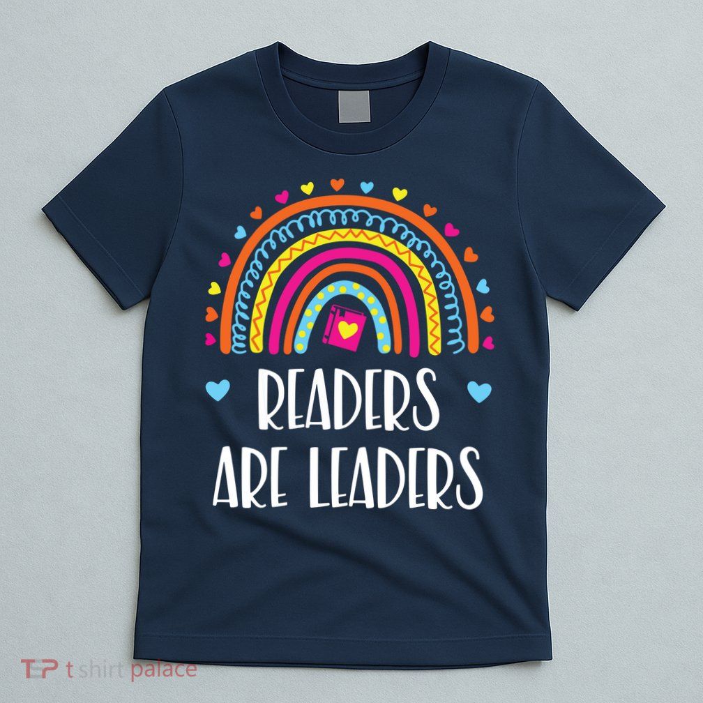 Readers Are Leaders Rainbow Book Lovers T-Shirt