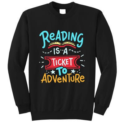 Reading Adventure Library Student Teacher Book Gift Sweatshirt