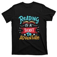 Reading Adventure Library Student Teacher Book Gift T-Shirt