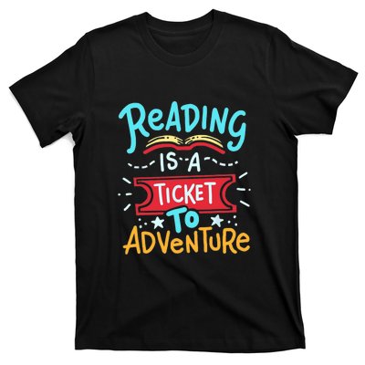 Reading Adventure Library Student Teacher Book Gift T-Shirt