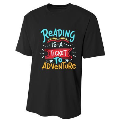 Reading Adventure Library Student Teacher Book Gift Performance Sprint T-Shirt