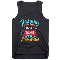 Reading Adventure Library Student Teacher Book Gift Tank Top