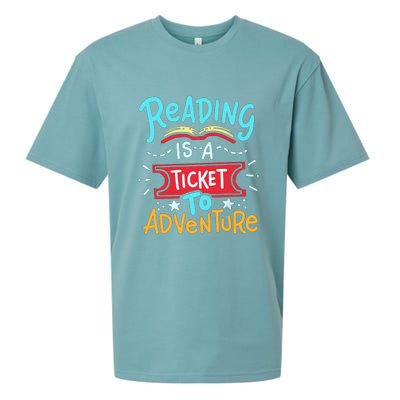 Reading Adventure Library Student Teacher Book Gift Sueded Cloud Jersey T-Shirt