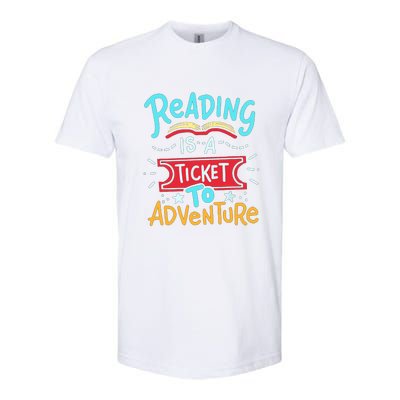 Reading Adventure Library Student Teacher Book Gift Softstyle CVC T-Shirt