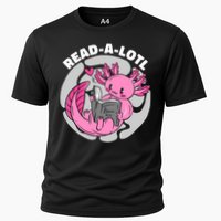 Read A Lotl Axolotl Cute Funny Reading Book Lover Performance Shirt